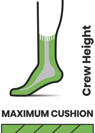 Термоноски мужские с шерстью мериноса smartwool classic moutaineer maximum cushion crew (размер xlarge 46-49)3 фото