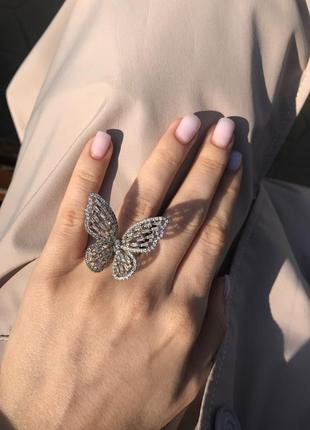 Красивое кольцо, бабочка5 фото