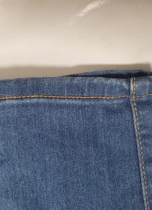 Хорошие брендовые джинсовые брюки высокая посадка9 фото