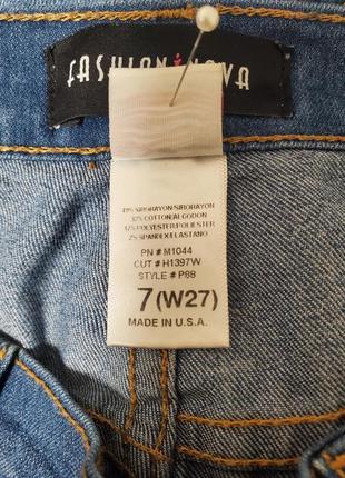 Хорошие брендовые джинсовые брюки высокая посадка7 фото