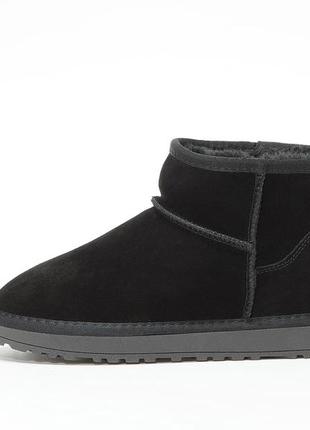 Ugg ultra mini black, уггі жіночі чорні ультра міні, угги женские чёрные ультра мини, уггі ультра міні чорні