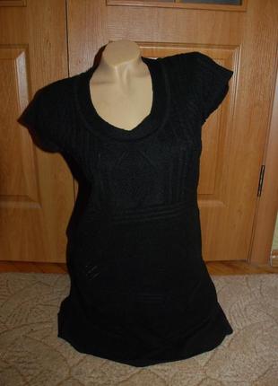 Платье теплое черное шерсть + мохер турция2 фото