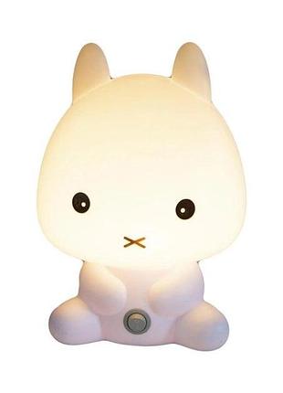 Светильник детский настольный ночник зайчик lidl
