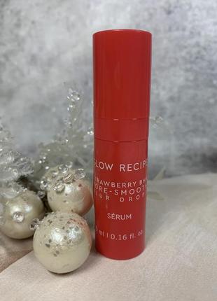 Сироватка для звуження пор glow recipe strawberry bha pore-smooth blur drops serum1 фото