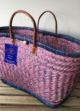 Сумка пляжная le comptoir de la plage aravola  1 tuttifrutti fuchsia 006 франция