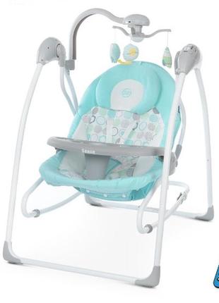 Гойдалка-шезлонг 2в1 el camino sensa me 1028 circles aqua mint (333224)
