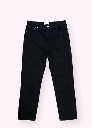 Чорні прямі джинси asos design5 фото