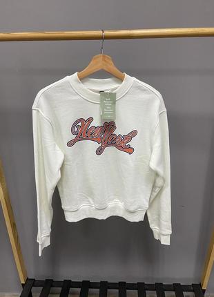 Свитшот h&m, кофта на флисе h&m