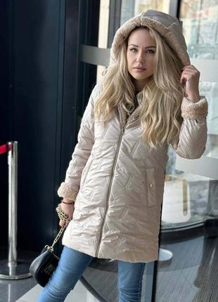 Жіноча зимова куртка,пуховик,пальто,женская зимняя тёплая куртка ,пальто зимнее3 фото