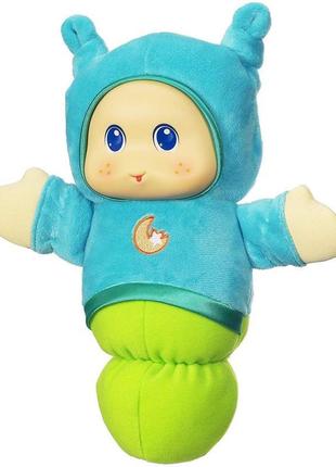 Playskool колискова gloworm м'яка лялька світильник нічник для малюків із 6 колисковими мелодіями