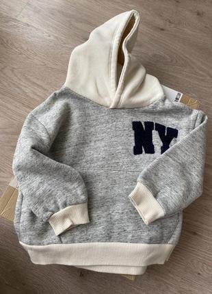 Світшот батнік з капюшоном від zara