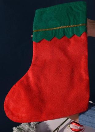 Новорічна шкарпетка для подарунків3 фото