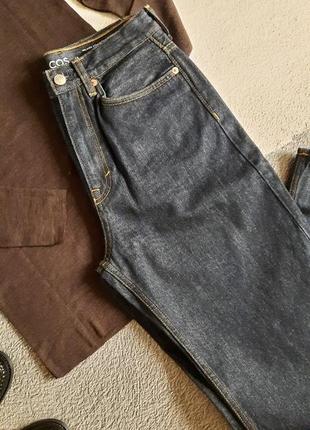 Прямі джинси з темно-блакитного деніма від cos  24 по 32 розмір10 фото