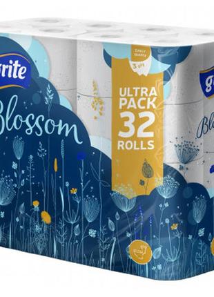 Туалетная бумага grite blossom 3 слоя 32 рулона (4770023348798)