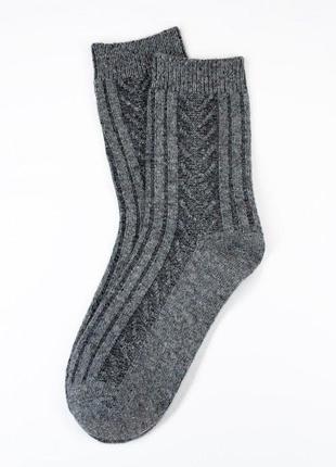 Сірі шкарпетки з верблюжої вовни розмір 41-47