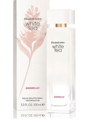 Оригінал elizabeth arden white tea ginger lily 100 ml ( елізабет арден білий чай імбирна лілія )