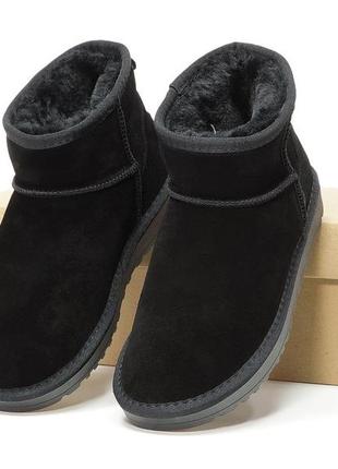 Зимові чорні уггі ugg