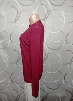 Пуловер премиального бренда zanieri бардового цвета, шерсть и кашемир,унисекс4 фото