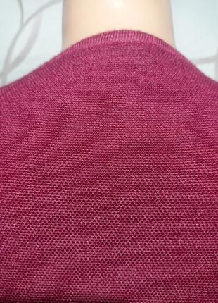 Пуловер премиального бренда zanieri бардового цвета, шерсть и кашемир,унисекс7 фото