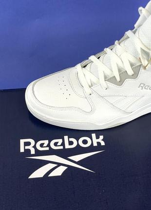 Чоловічі білі шкіряні кеди reebok royal bb4500, розміри 44-504 фото