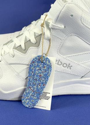 Чоловічі білі шкіряні кеди reebok royal bb4500, розміри 44-507 фото