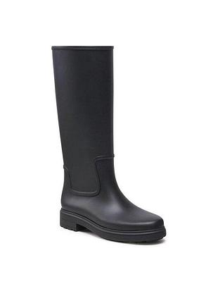 Calvin klein гумові чоботи rain boot knee w/flc hw0hw01265 чорний розміри запитуйте