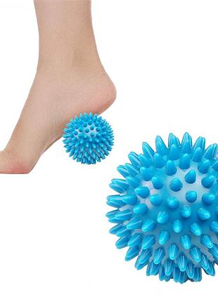 Масажний м'яч із шипами springos spike ball 7 см fa0020