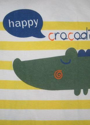 Пижамка, домашний костюм "счастливый крокодил" на 3-4 года4 фото