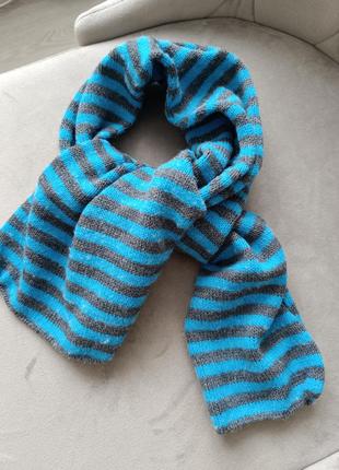 Шарф легкий шарфик шарфик в полоску1 фото