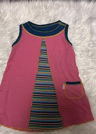 Теплое платье из мериносовой шерсти janus на рост 110 термобелье