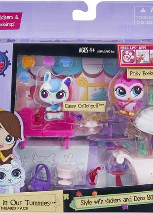 Игровой набор hasbro littlest pet shop littlest pet shop «вкусняшки в наших животиках»