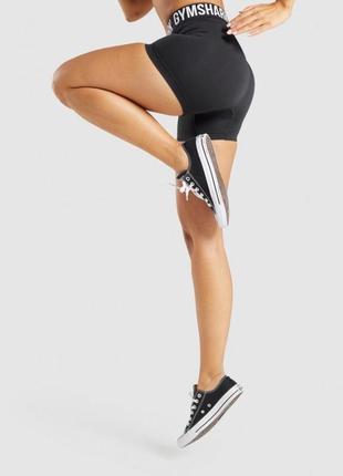 Компрессионные спортивные шорты-велосипедки/леггинсы/тайтсы gymshark flex shorts