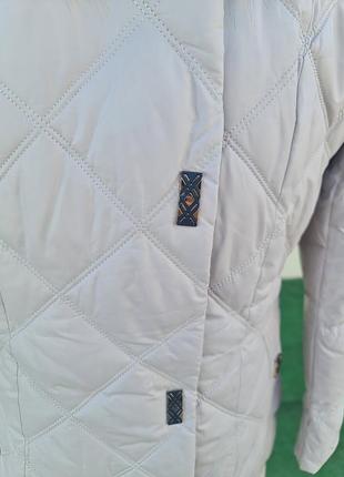 Женская курточка пальто пуховик демисезонная осенняя зимняя с капюшоном4 фото