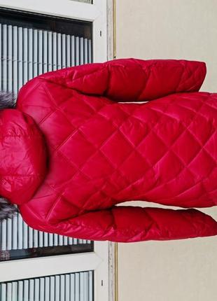 Женская курточка пальто пуховик демисезонная осенняя зимняя с капюшоном10 фото