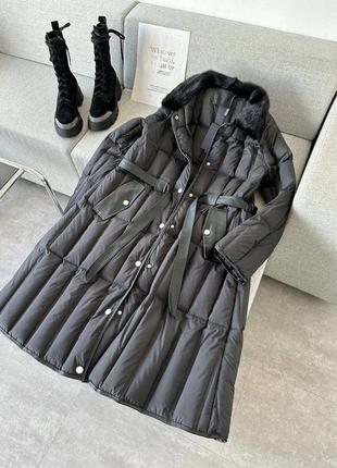 Пальто prada на пуху