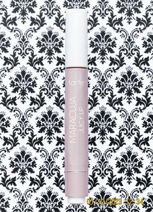 Повнорозмірний пом'якшуючий бальзам плампер тінт для губ tarte maracuja juicy lip balm hibiscus