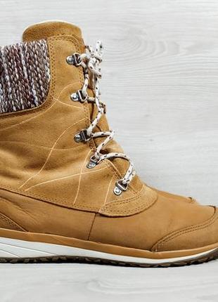 Утепленные нубуковые женские ботинки salomon waterproof оригинал, размер 40