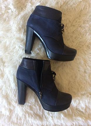 Ботильйони на підборах і платформі сині💙