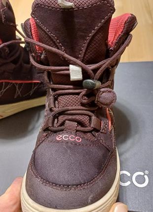 Ботинки шкіряні ecco дівчачі, розмір 29, ідеальний стан.