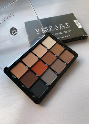 Палітра тіней viseart eyeshadow palette - 01 neutral matte