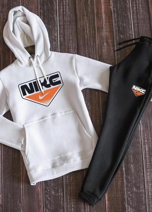 ❄️ зимовий, утеплений спортивний костюм на флісі nike