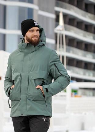 Стильная зимняя мужская куртка, 48-56 размеров. 1512231121 фото