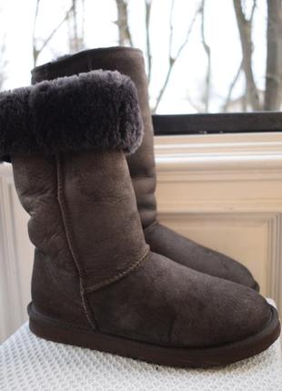 Замшеві валенки уги черевики чоботи овчина натуральні ugg w 10 р. 41/42 27 см
