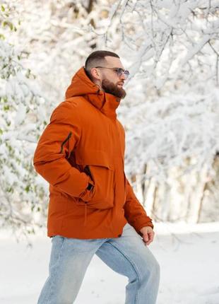 Стильная зимняя мужская куртка, 48-56 размеров. 1512231122 фото