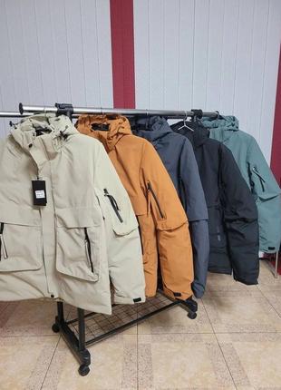 Стильная зимняя мужская куртка, 48-56 размеров. 1512231125 фото