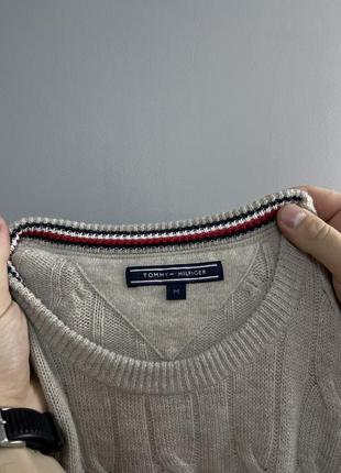 Оригинальный свитер Tommy hilfiger crew neck cable knit jumper3 фото