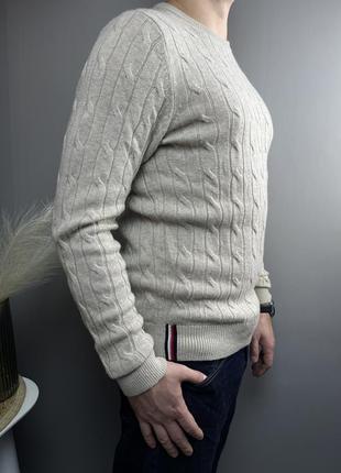 Оригинальный свитер Tommy hilfiger crew neck cable knit jumper6 фото