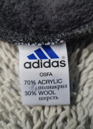 Зимняя  шапка на флисе adidas шерсть 70% акрил 30% 293135 фото