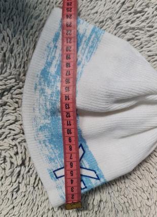 Зимняя белая шапка  adidas  y-3 293184 фото
