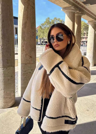 Шубка тедді куртка zara 😊